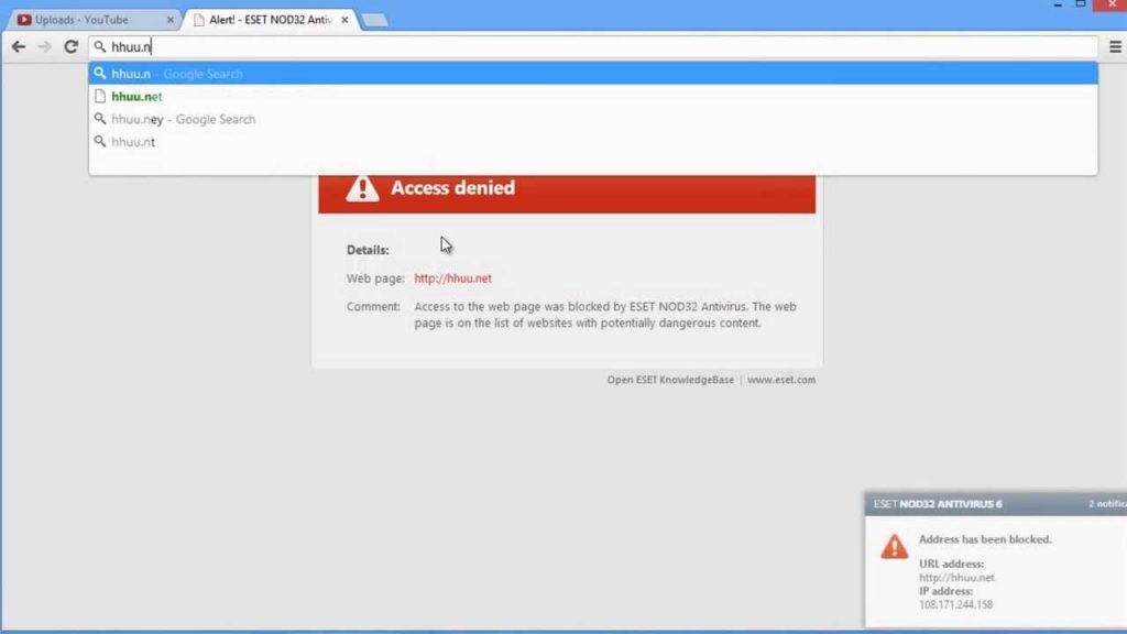 Blocked From Antivirus websites
