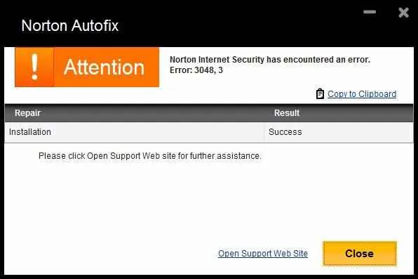 What is Norton Error 3048 3 and How to Fix it?