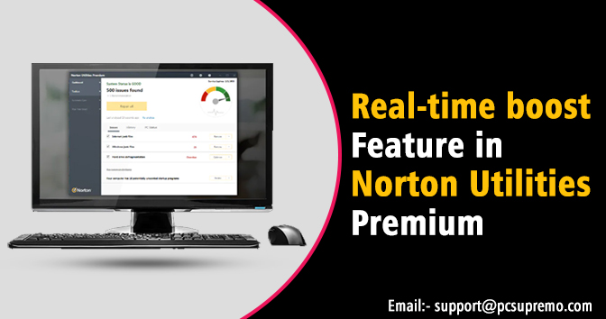 Real-time boost feature in Norton Utilities Premium