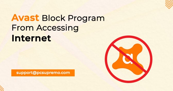 Avast block program from accessing internet