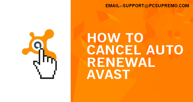 How to cancel auto renewal avast