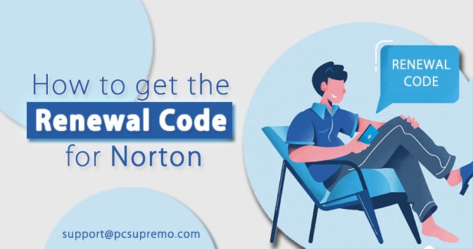 How to get the renewal code for Norton