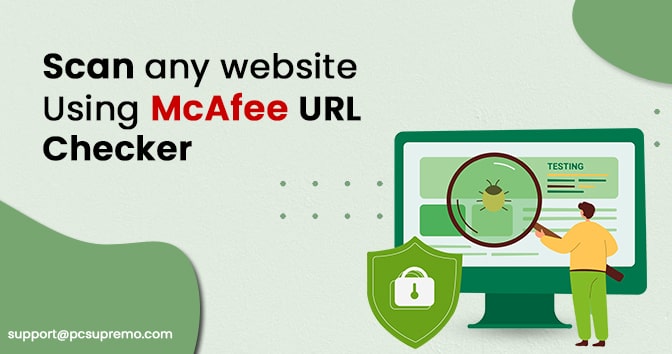 Scan any website using McAfee URL checker