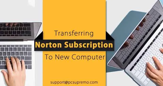 Transferring Norton Subscription To New Computer
