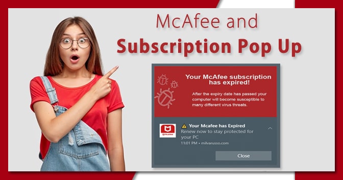 McAfee-antivirus-user-explaining-about-McAfee-and-subscription-pop-up