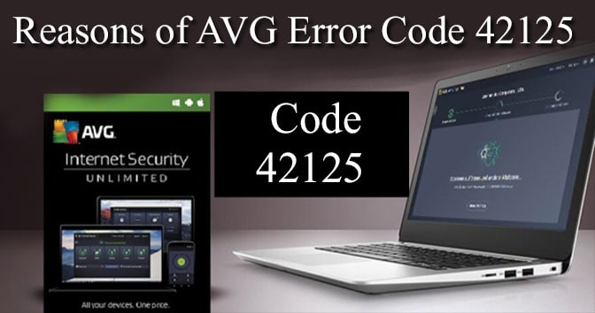 Laptop-explaining-the-reasons-of-AVG-error-Code-42125