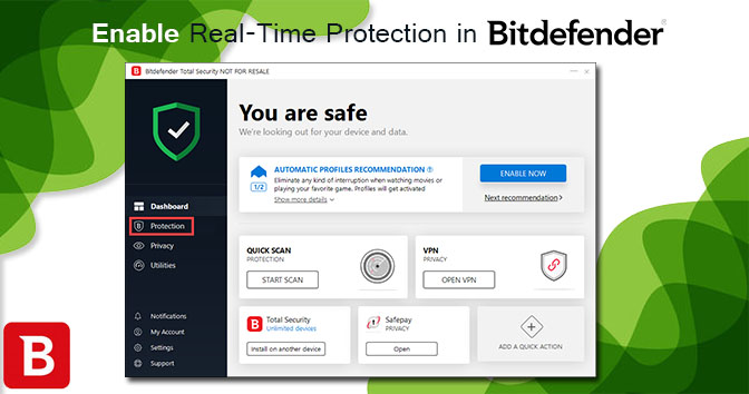 An-image-of-the-process-of-How-to-Enable-Real-Time-Protection-in-Bitdefender