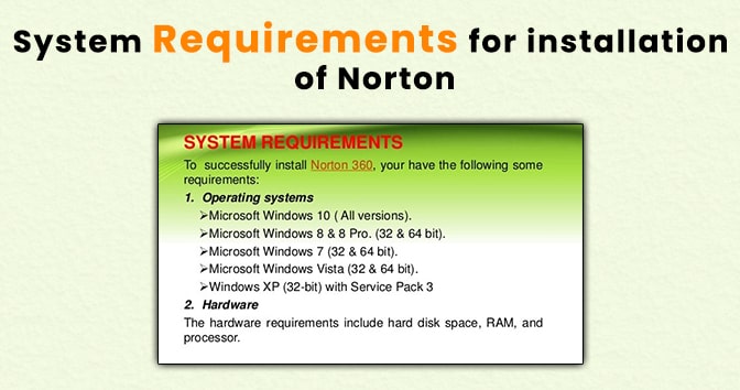An-image-of-System-requirements-for-installation-of-Norton
