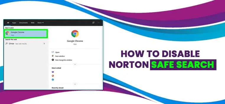 How to Disable Norton Safe Search