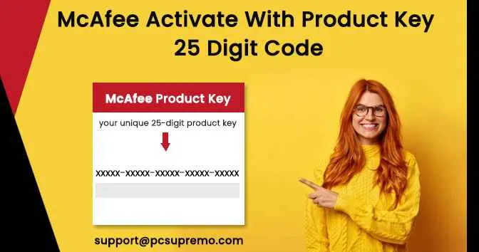McAfee Activate With Product Key- 25 Digit Code