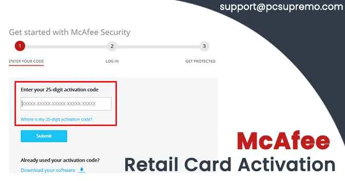 McAfee Retail Card Activation