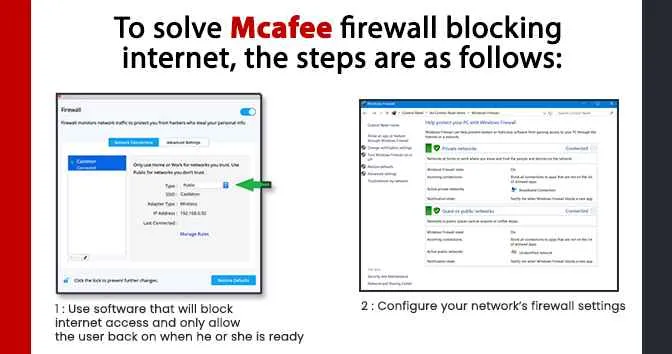 To-solve-Mcafee-firewall-blocking-internet-the-steps-are-as-follows: